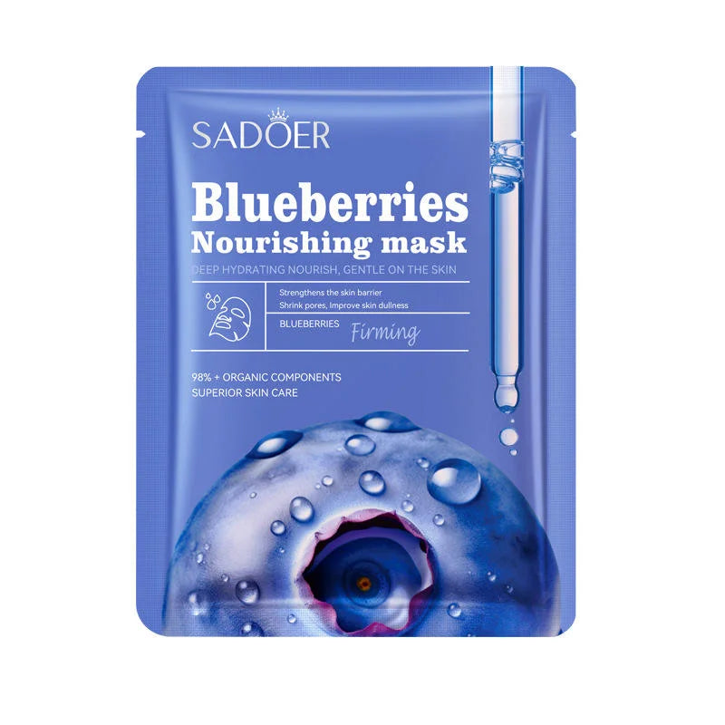 Sadoer - Blueberries Nourishing Facial Sheet Mask - 25g