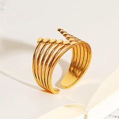 Stainless Steel V Shaped Open Ring - Each