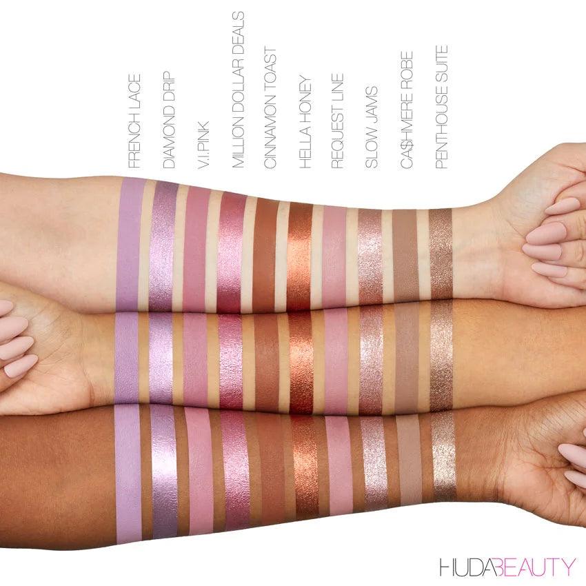 Huda Beauty 5 Combo Lipstick + Eye Shadow 2-in-1
