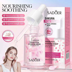 SADOER Sakura Petal Hydrating Serum with Hyaluronic Acid - 30ml