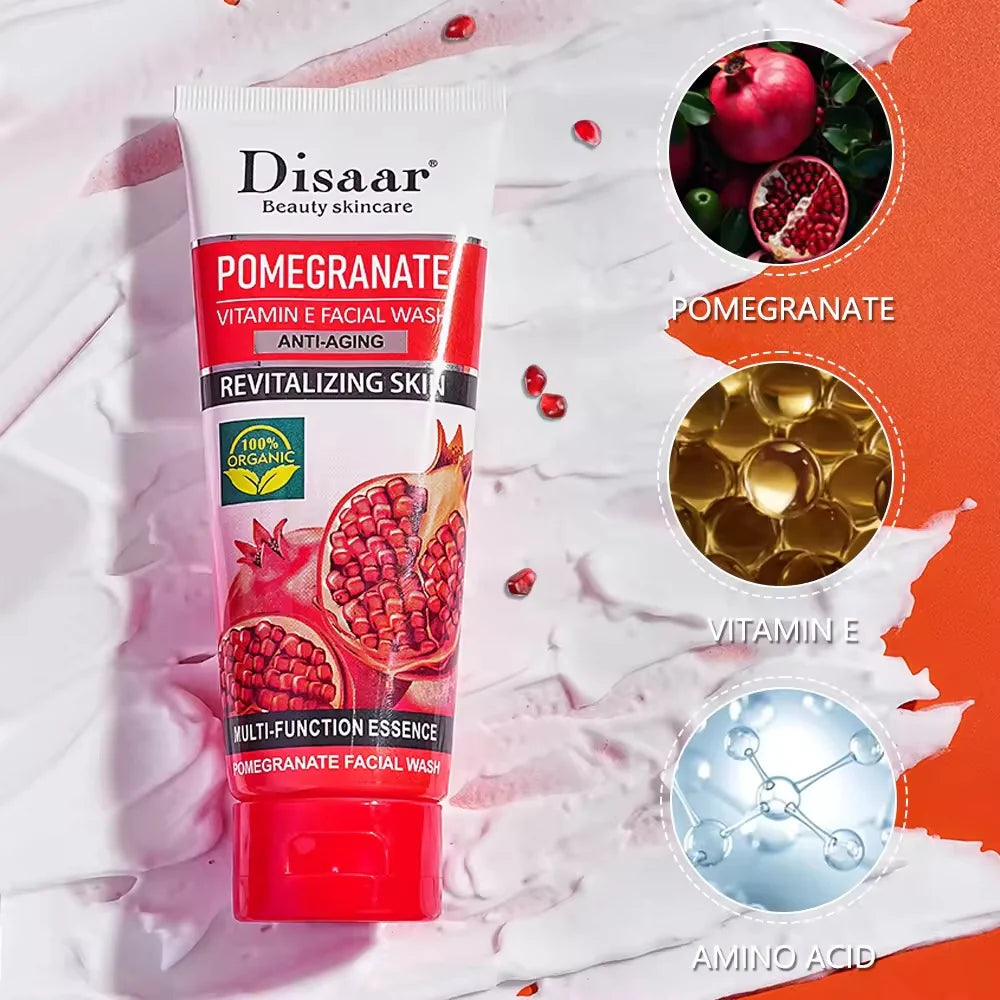 Disaar Pomegranate Vitamin E Deep Clean & Clear Face Wash - 100g