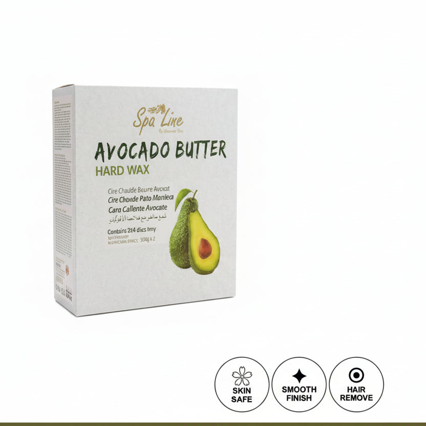 Spa Line by Glamorous Face Avocado Butter Hard Wax - 500g x 2