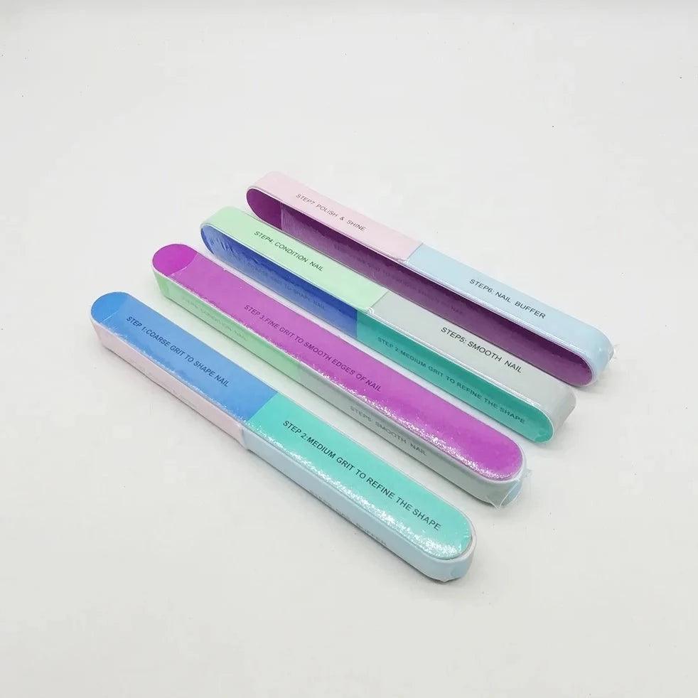 4-in-1 Nail File and Buffer – Cosmetic Manicure Tool