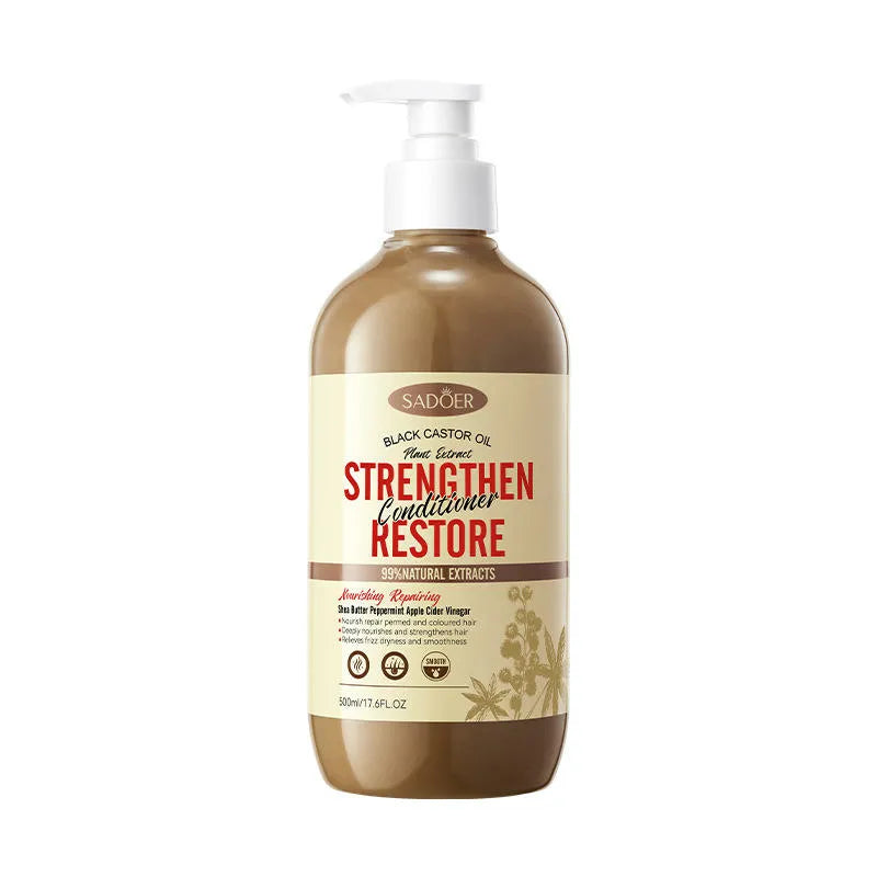 SADOER Anti-Dandruff Black Castor Oil Hair Conditioner - 500ml