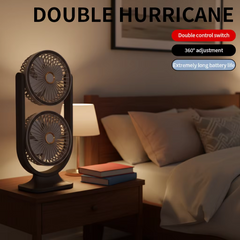 Double Head Air Circulation Fan