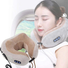 Portable U-shaped Electric Neck Massager Pillow