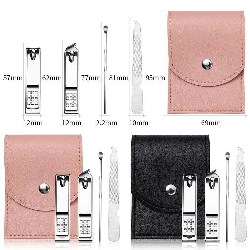 Stainless Steel Nail Clipper Cutter Set-  4Pcs