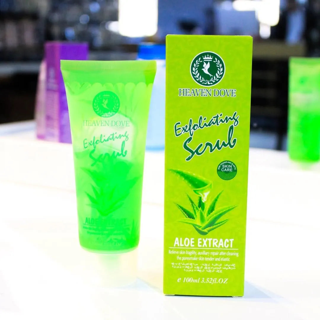 Heaven Dove Exfoliating Natural scrub with Aloe Vera Extract - 100ml