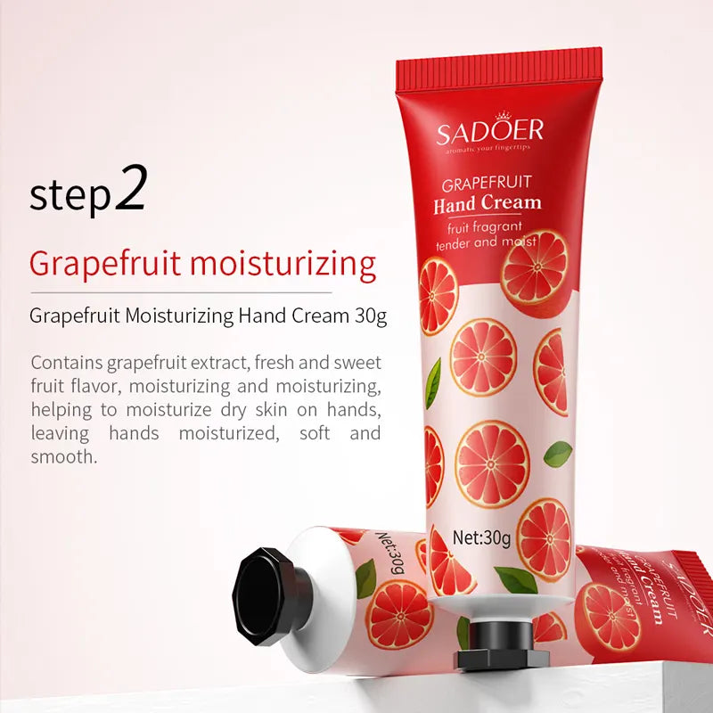 Sadoer Fruit Plant Extract Hand Cream (30gm Each)