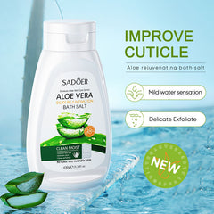 Sadoer Aloe Vera Bath Salt Deep Cleaning Gentle Exfoliator - 430g