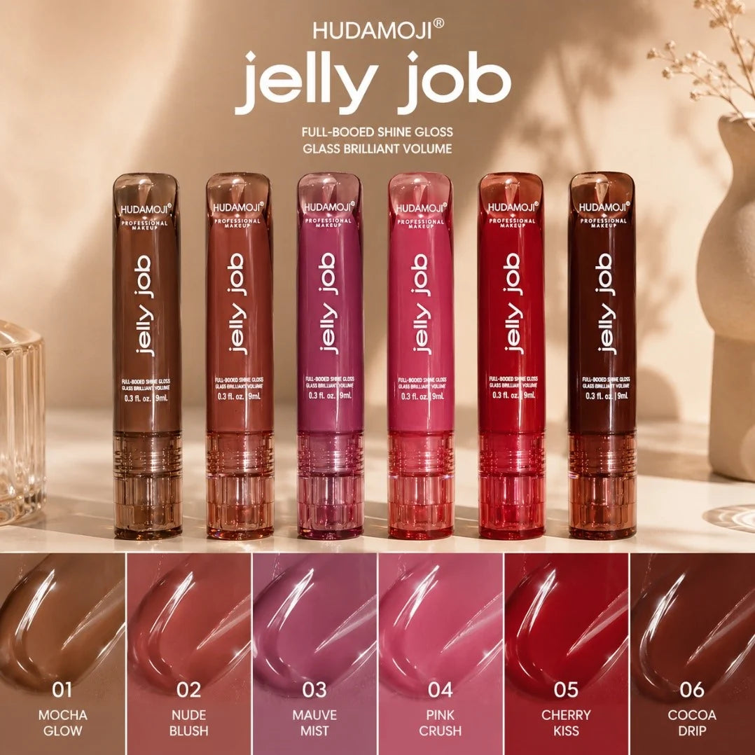 Hudamoji Jelly Job Lip Gloss - 15ml