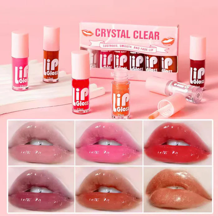 Huxia Beauty 6Pcs Korean Makeup Lip Oil Set