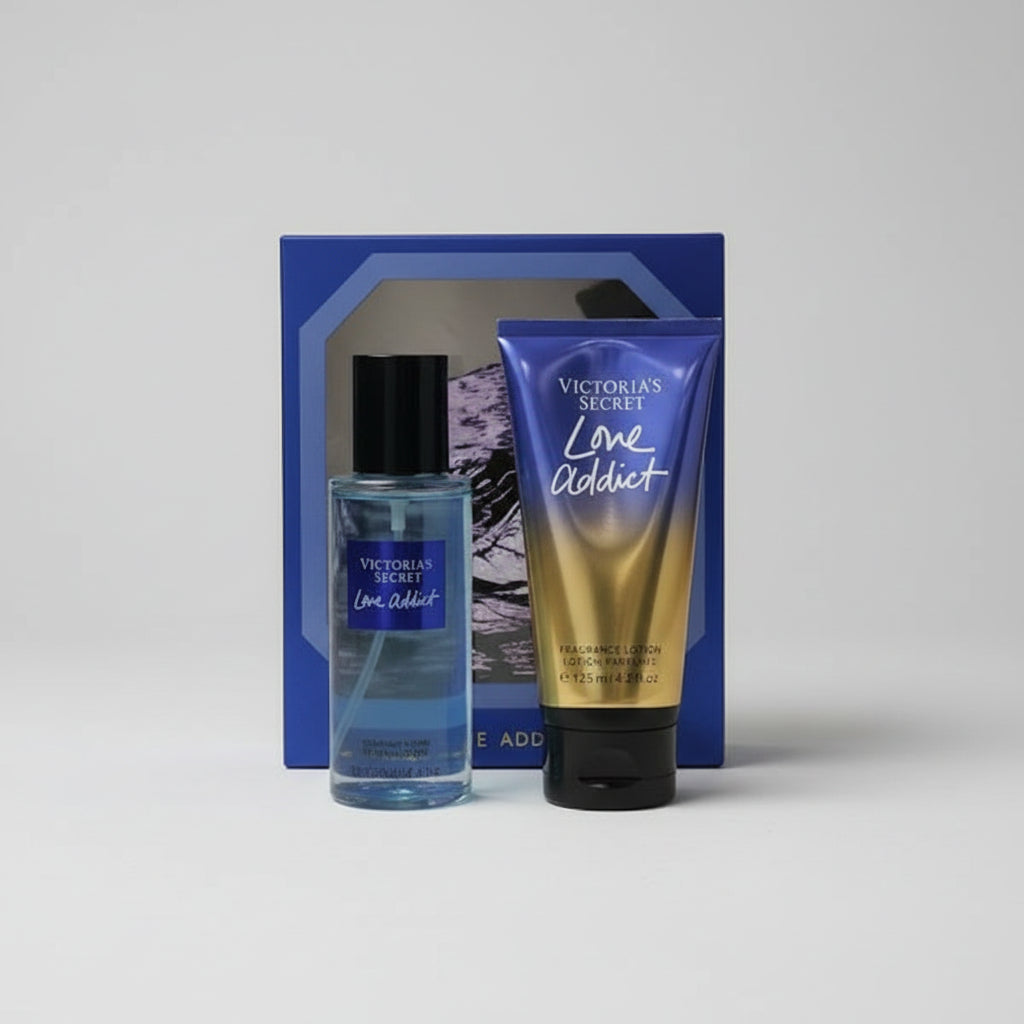 Victoria Secret Love Addict Body Lotion & Mist Set
