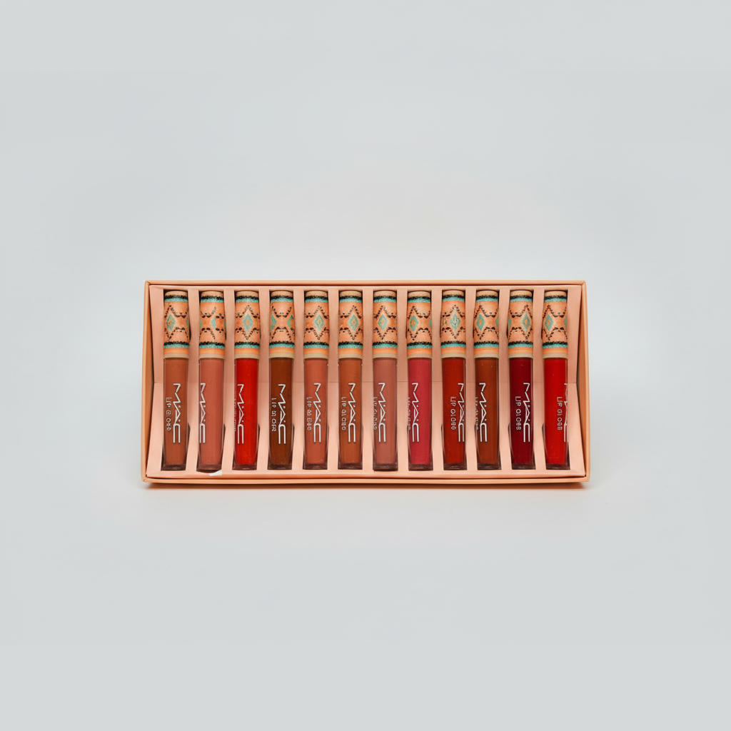 12 Pcs Mac Lipgloss Set