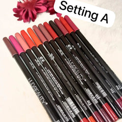 Huda Beauty Lip Liner Pack – 12 Shades