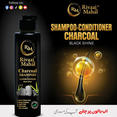 Rivaaj Mahal Charcoal Shampoo + Conditioner - 200ml