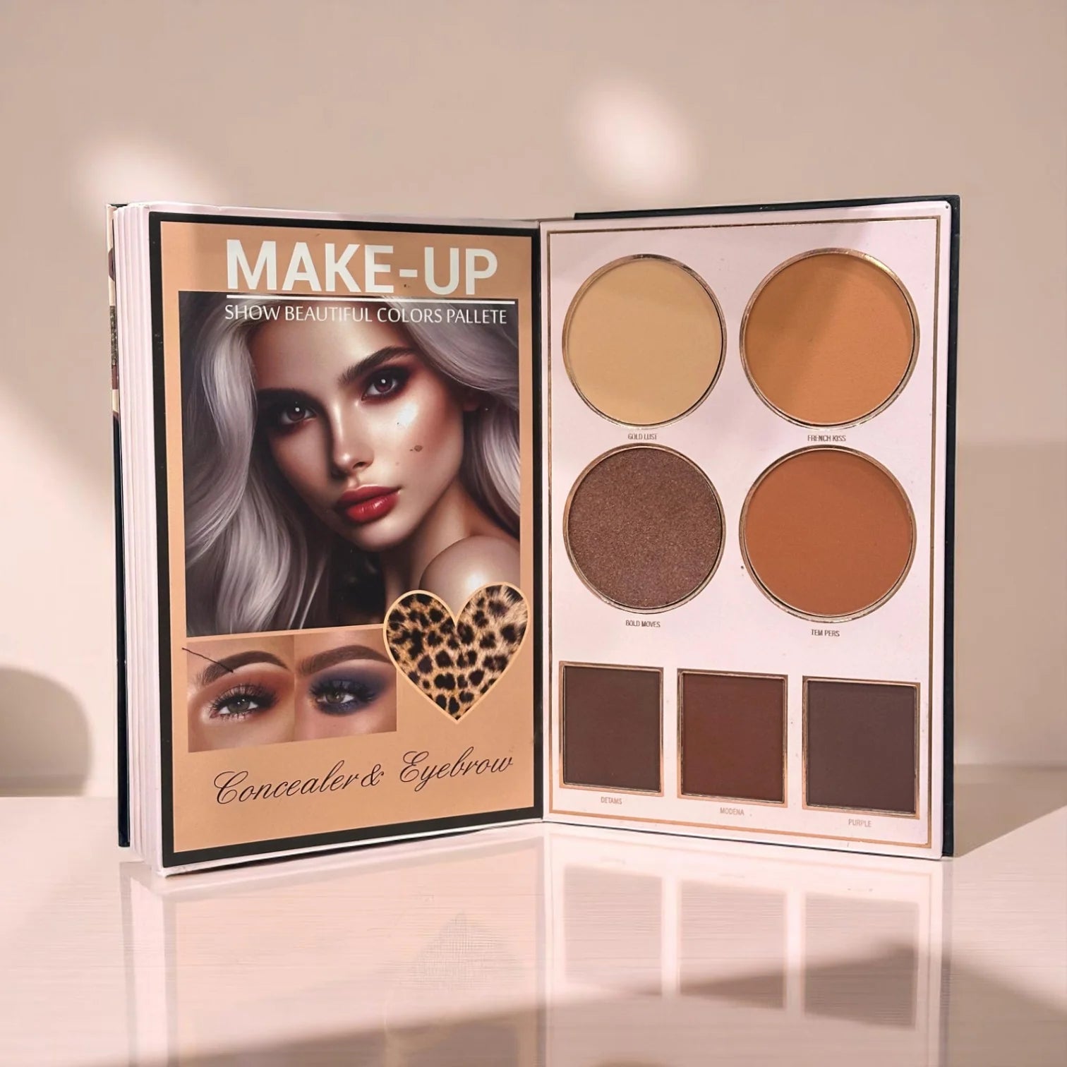 MOCALLURE 6 in 1 Palette Notebook Make Your Beauty Visible