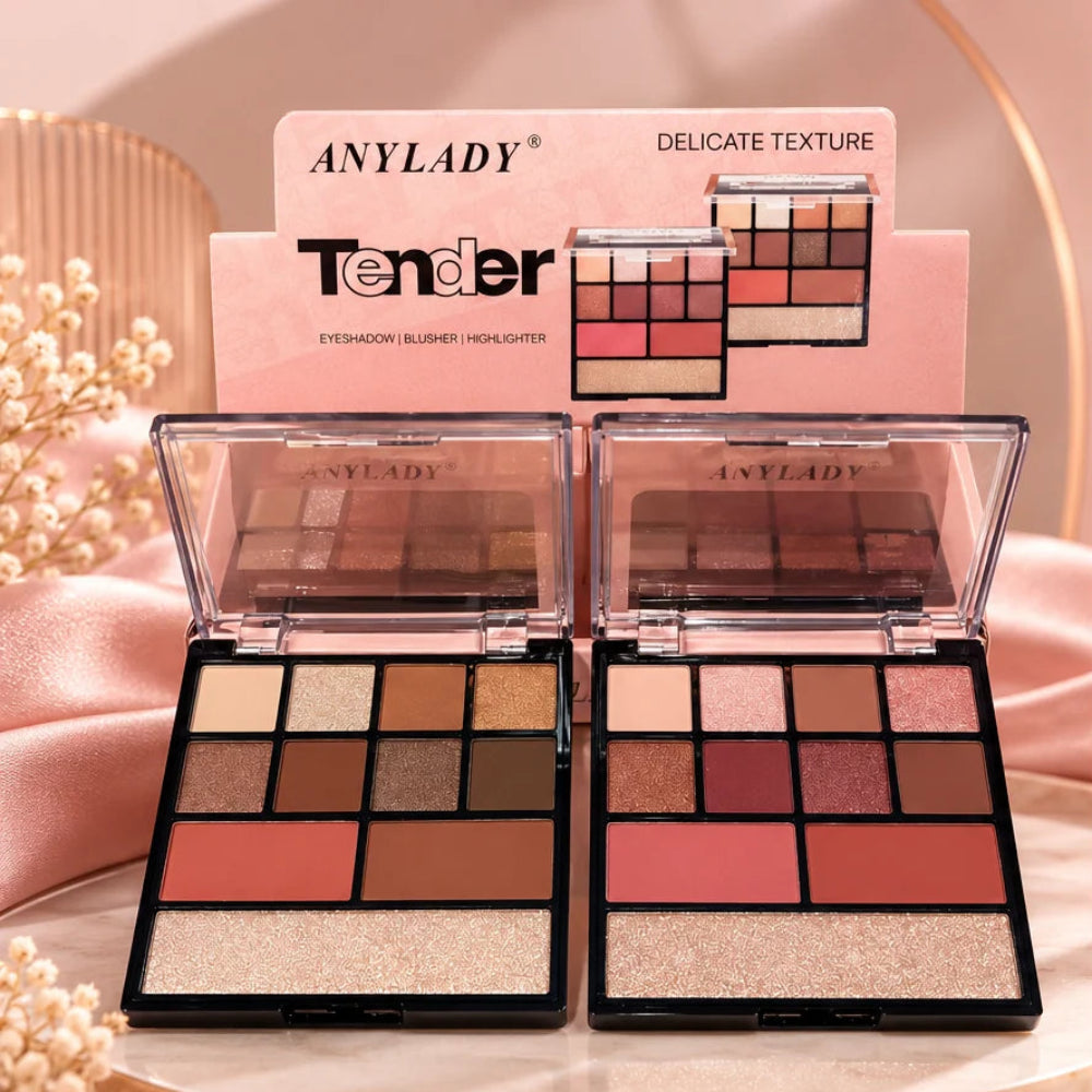 AnyLady Tender Eyeshadow, Blusher, and Highlighter Palette