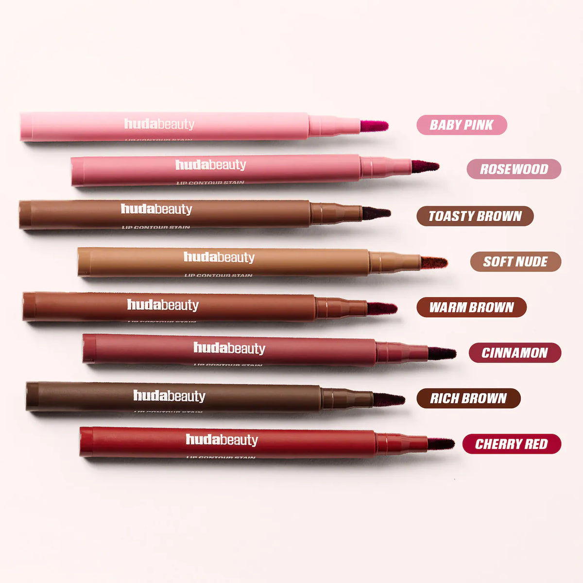 Huda Beauty Lip Contour Lip Stain For 12 Hour Wear