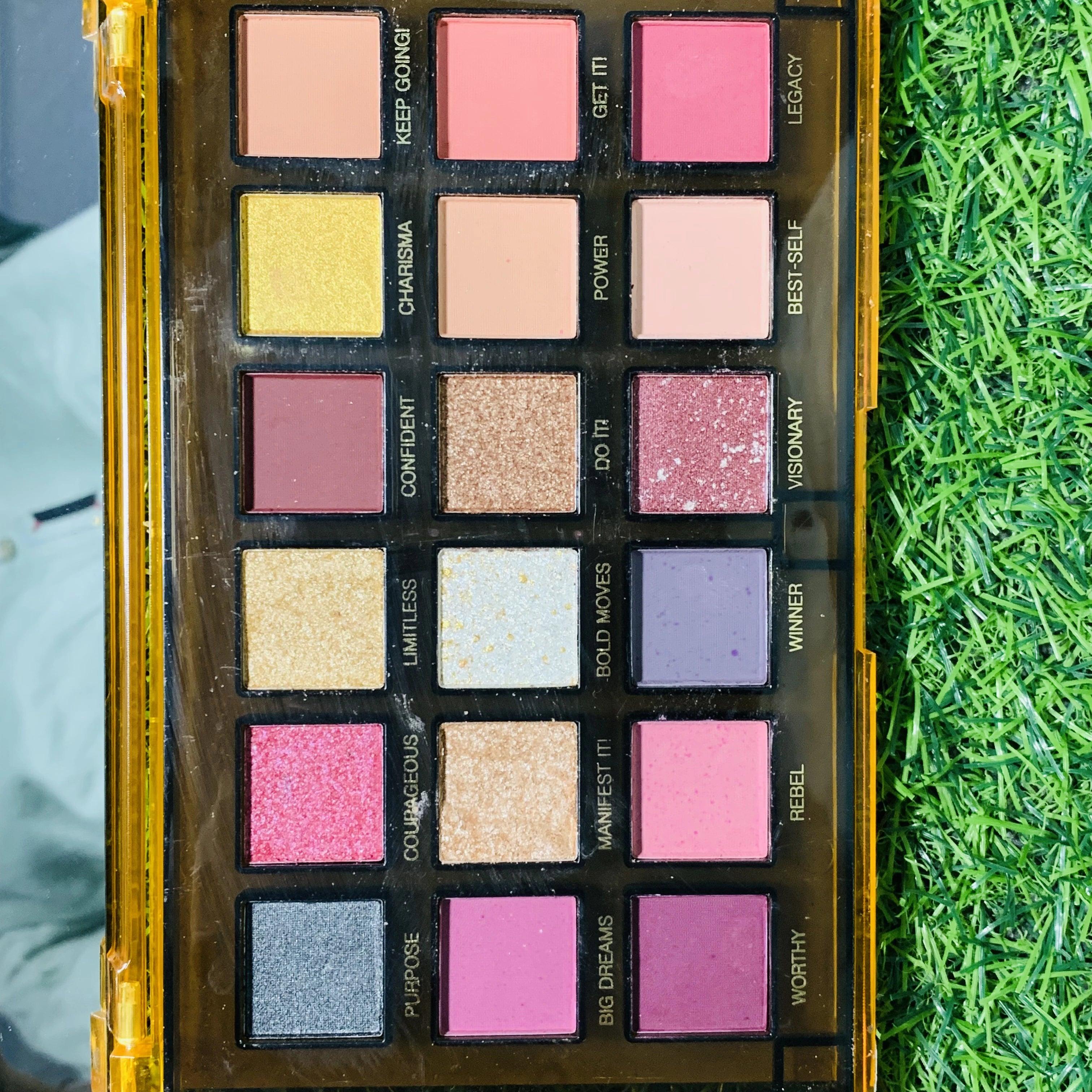 Huda Beauty Empowered Eye Shadows Palette - 18 Color