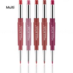 Miss Rose High Pigment  2-in-1 Lip Liner Lipstick - Multi Shades