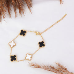Stainless Steel Clover Bracelet - Each