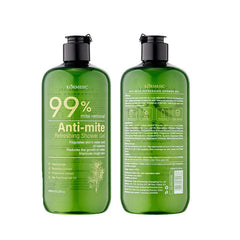 KORMESIC 99% Anti-mite Removal tea tree essential oil Refreshing Shower Gel - 450ml
