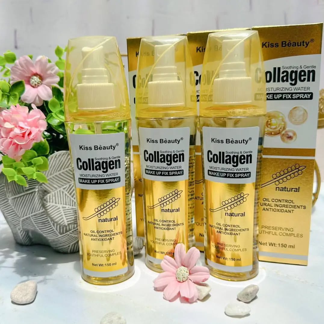 Kiss Beauty Collagen Moisturizing Water Makeup Fixer Spray - 150ml