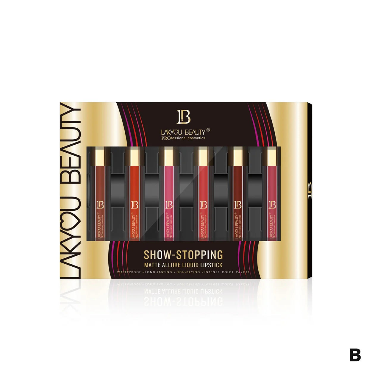 Lakyou Beauty Matte Allure Liquid Lipstick Pack of 6