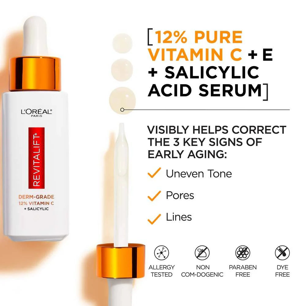 L'Oreal Paris Revitalift Derm Intensives Acid Serum - 30ml