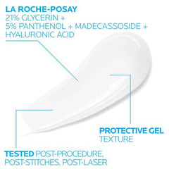 La Roche-Posay Cicaplast Gel B5 Glycerin Skin Protectant 21%, For Dry, Chapped Skin - 40ml