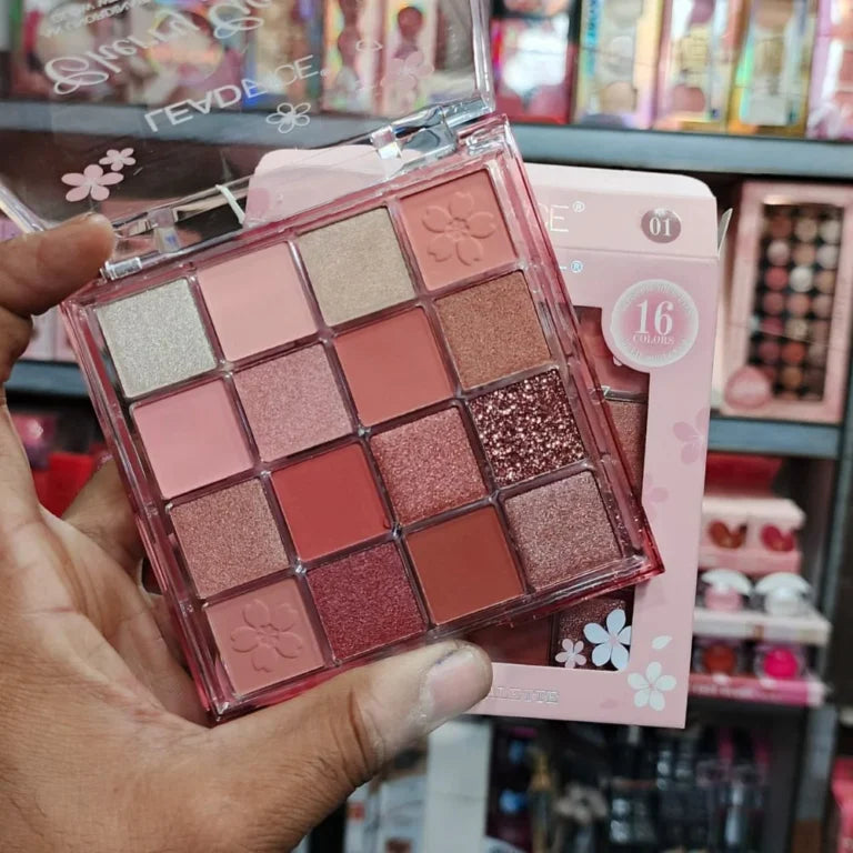 Lead Face Cherry Garden - 16 Colors Eyeshadow Palette