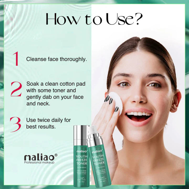 Maliao Youth Freeze Toner with Tea Tree Green - 100ml