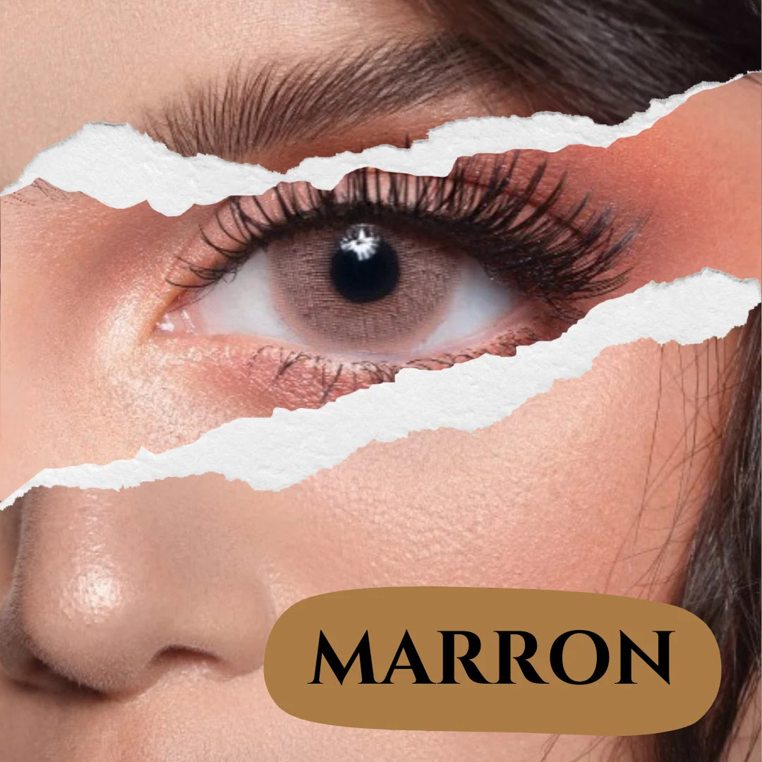 Dahab Gold Collection Marron Contact Lenses
