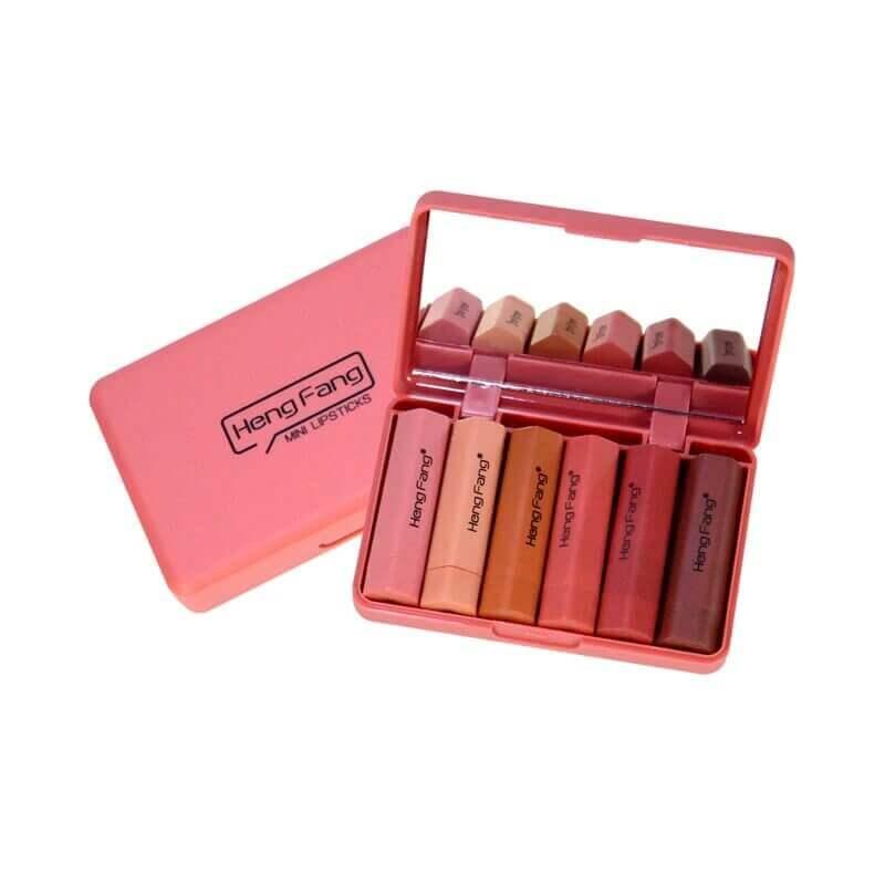 Heng Fang Matte Mini Lipstick - 6pcs