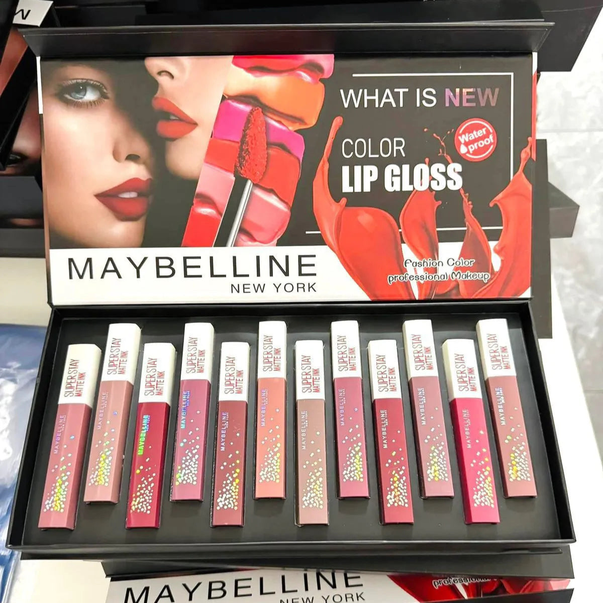 Maybelline lipgloss Set - Pack of 12
