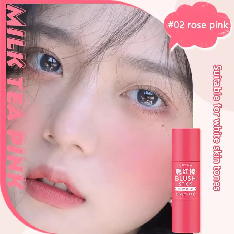 Maycheer 2in1 Blush Stick With Brush each