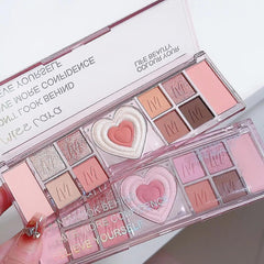 Miss Lara Eyeshadow Palette Shiny - 12 Colors