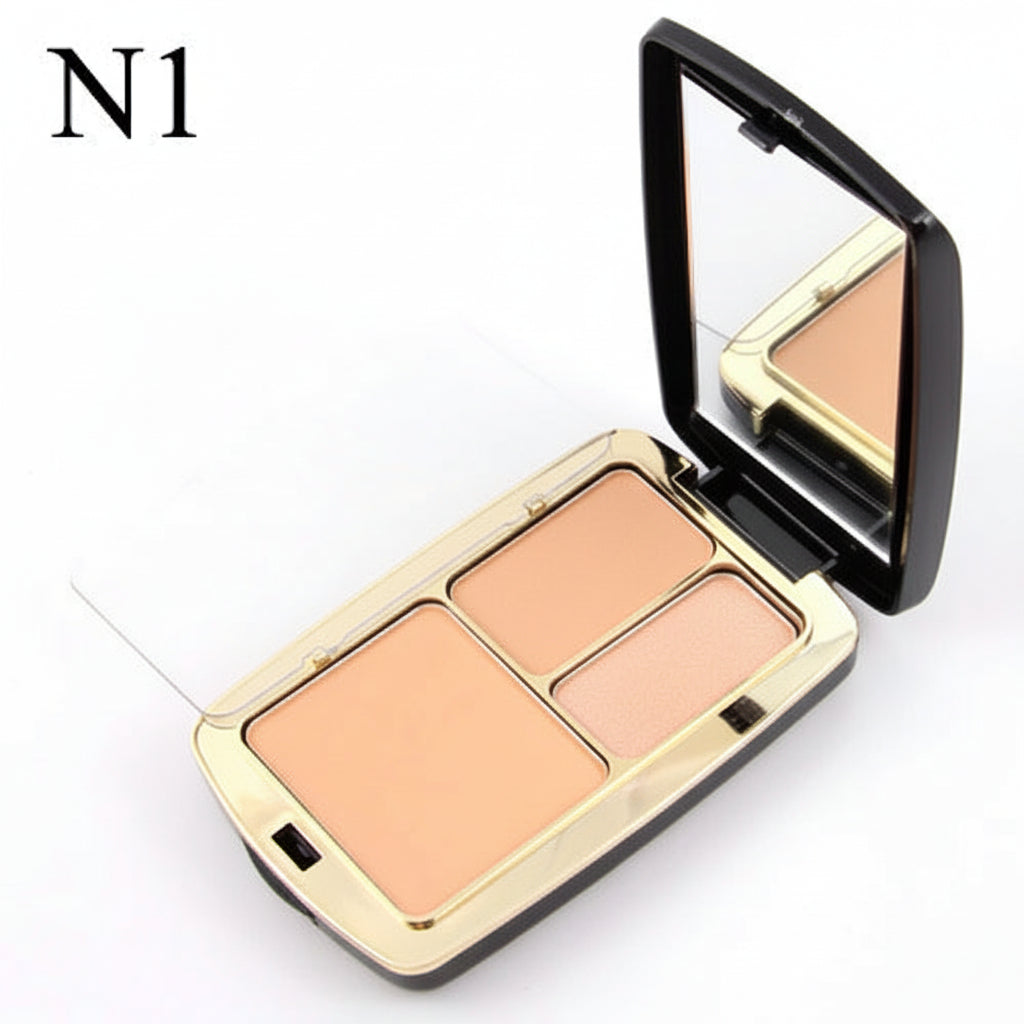Miss Rose Powder Fashion with Mirror - 3-Color