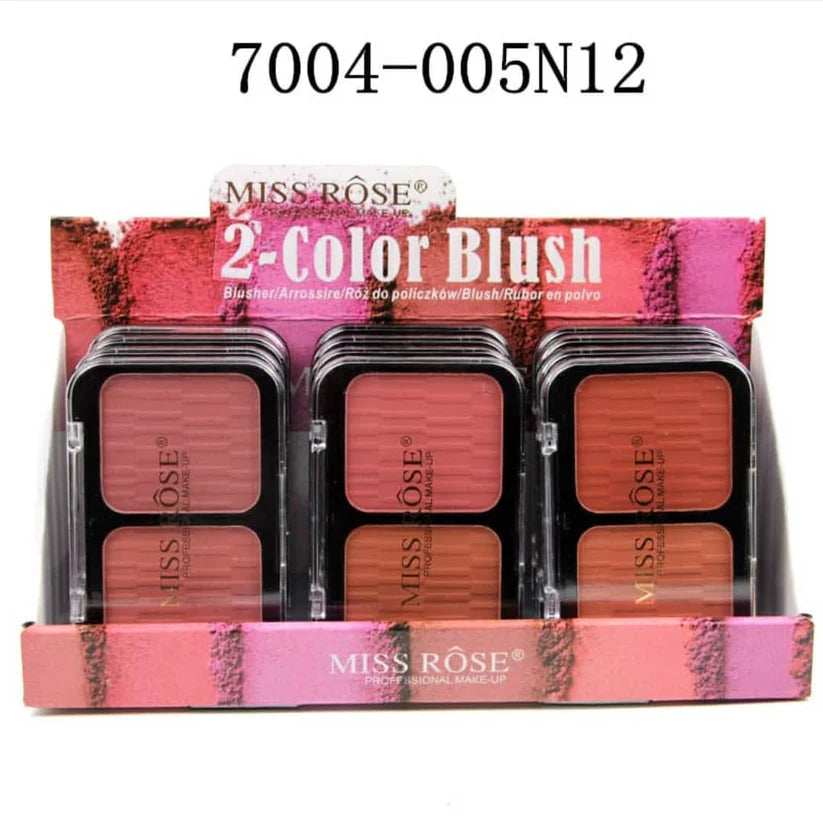 Miss Rose 2 Color Blush Palette