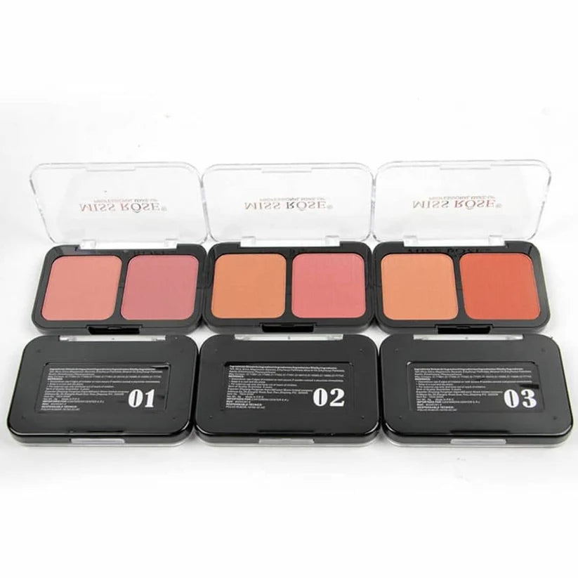 Miss Rose 2 Color Blush Palette