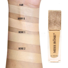 Miss Rose Luxurious Gilded Cuboid Silky Foundation -  30ml