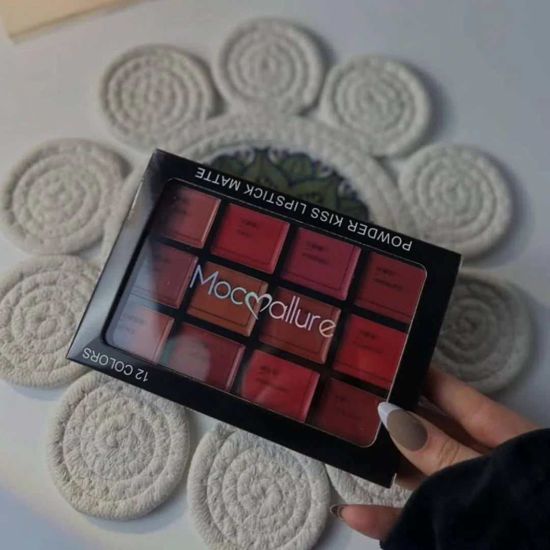 Mocallure Kiss Lipstick Matte Palette - 12 Colors