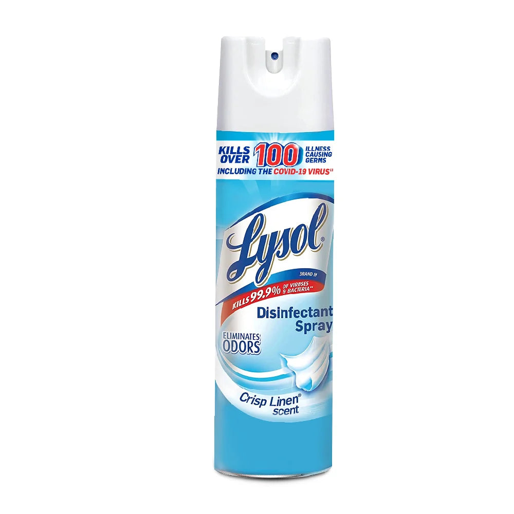 Lysol Disinfectant Crisp Linen Spray - 538g