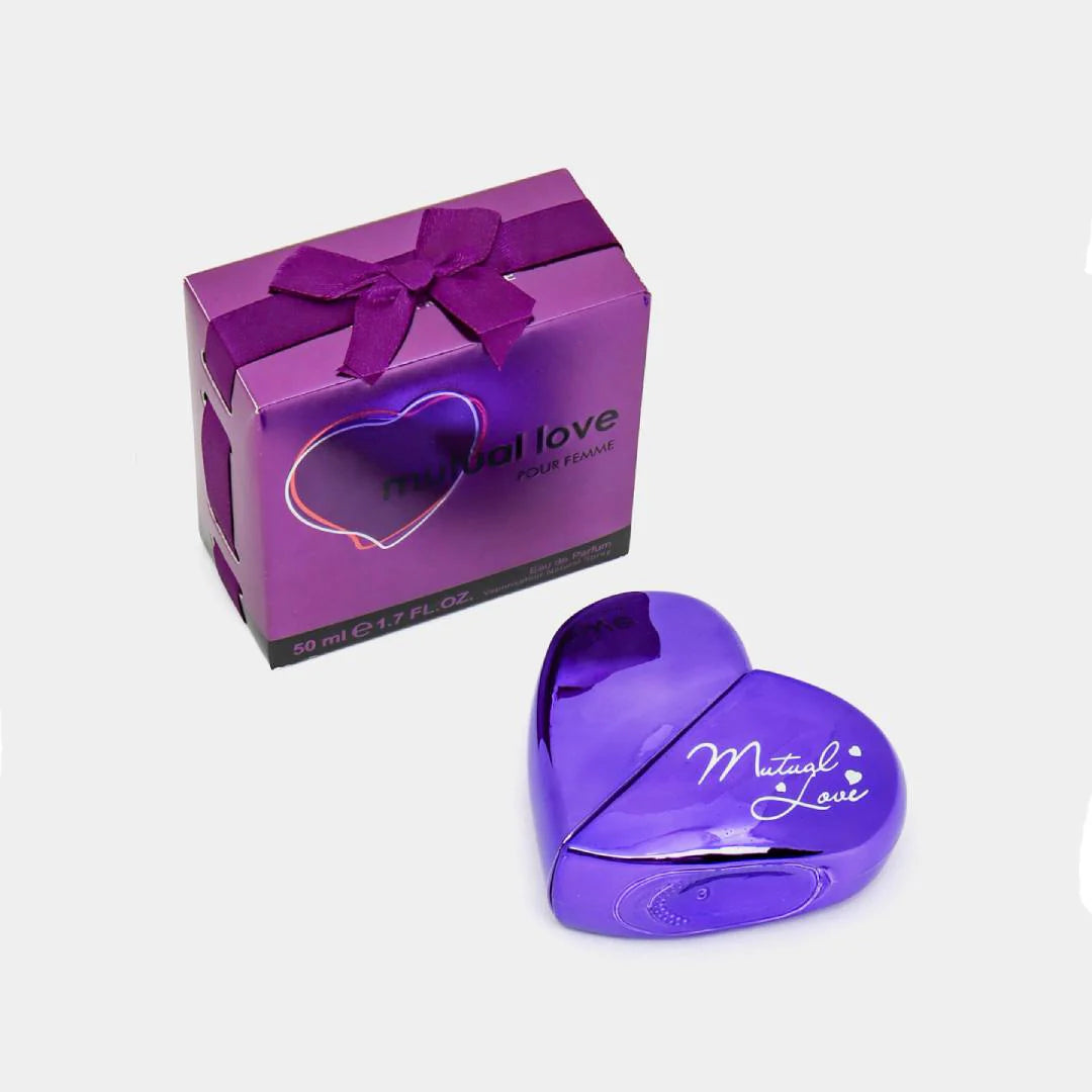 Mutual Love Pour Femme Heart Perfume For Women Purple - 50ml