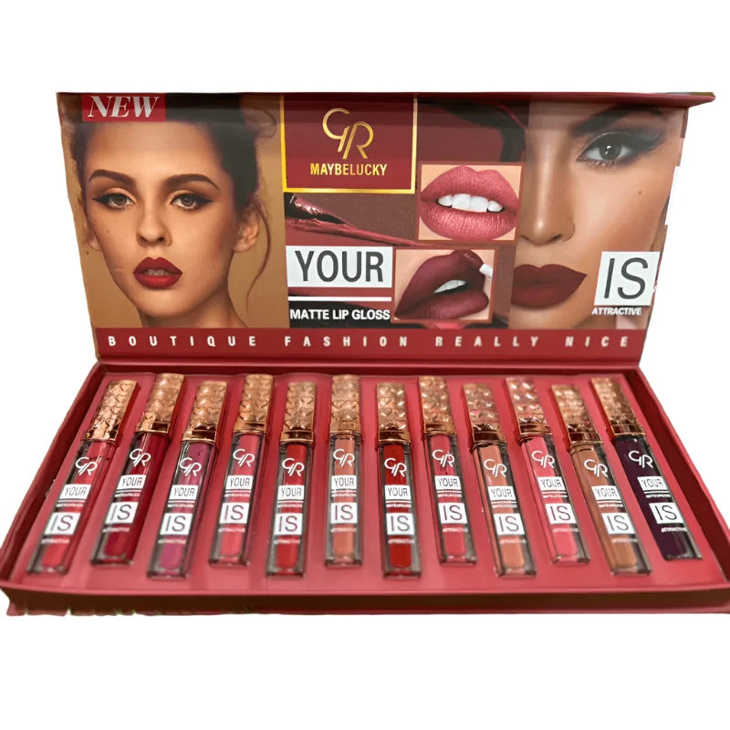 Pack of 12 GR Maybelucky Your Matte Lip Gloss