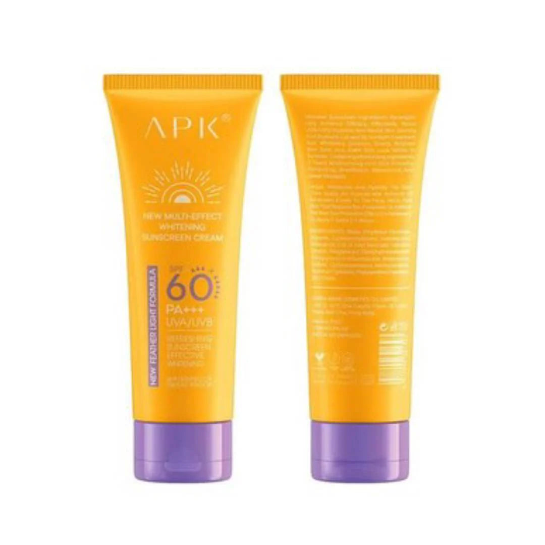 APK Sun Screen SPF 60+ with New Formula - 100g