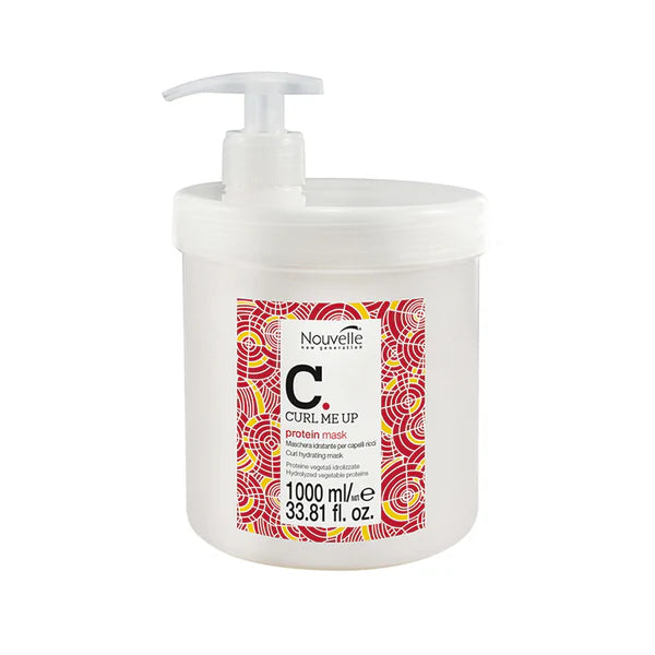 Nouvelle Curl Up Protein Mask For Dry Curl Hair - 1000ml - Made in Italy