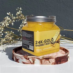 Wokali 24K Gold Sherbet Scrub (Face & Body) around - 500 ml