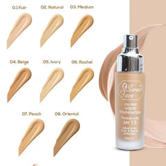 Sweet Face Oil Free Liquid Foundation SPF 15 - 55ml
